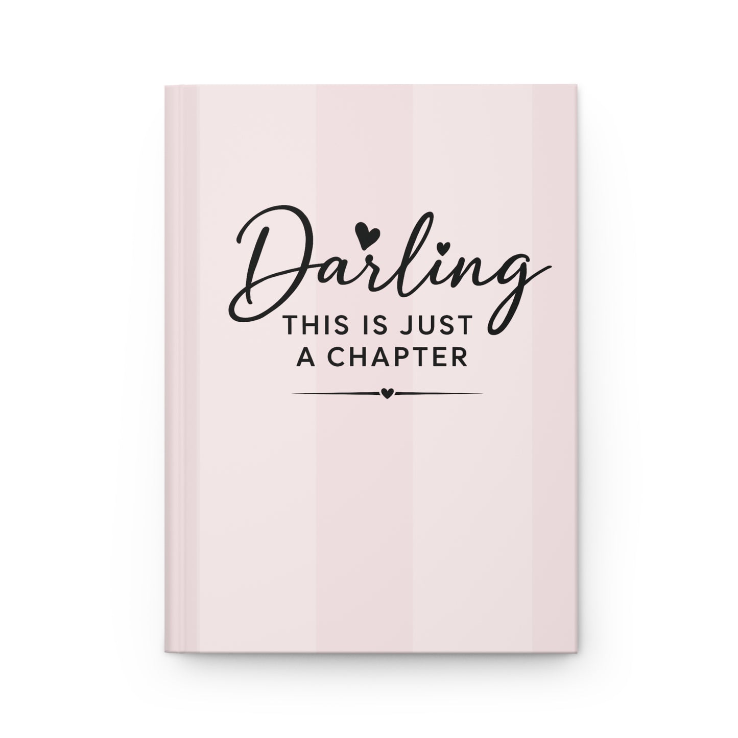 Pink Quote Hardcover Journal | Matte Cover, Inspirational Notebook