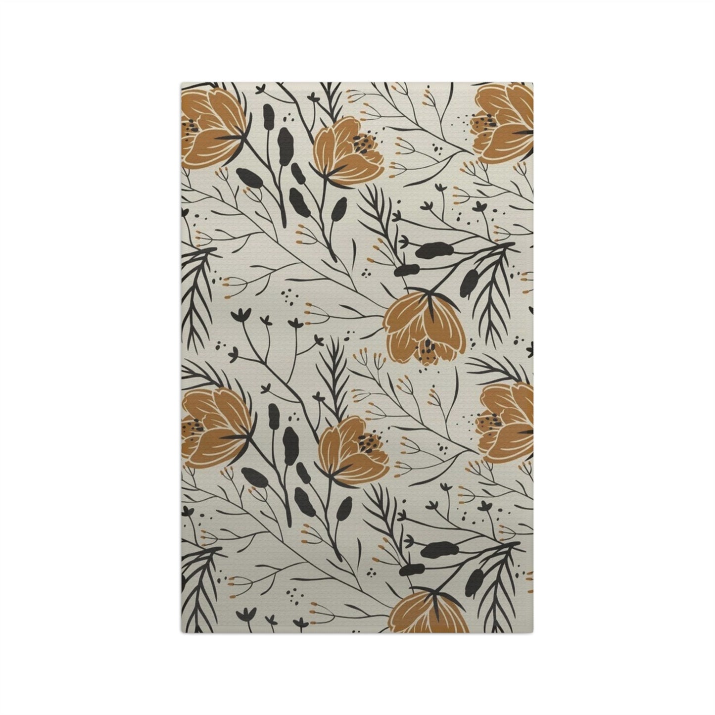 Botanical Bloom Floral Microfiber Tea Towel