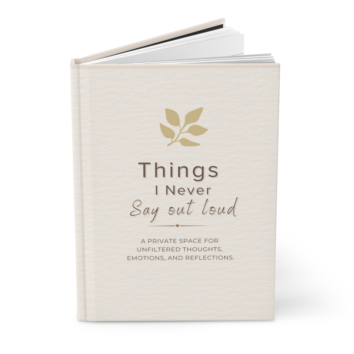 Things I Never Say Aloud Hardcover Journal