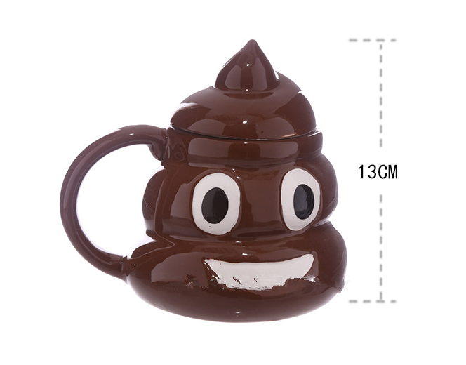 Funny Poop Emoji Ceramic Mug