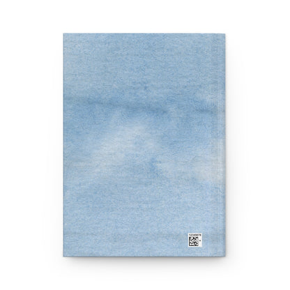 Blue Bow Hardcover Journal Notebook