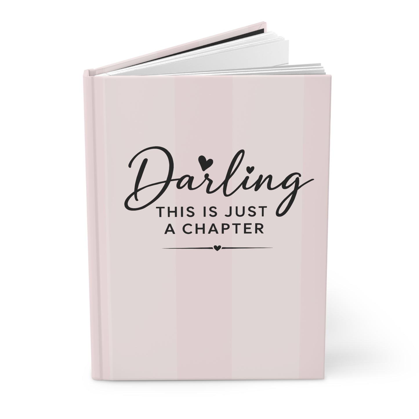 Pink Quote Hardcover Journal | Matte Cover, Inspirational Notebook